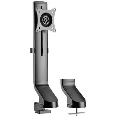 LogiLink BP0161 Monitor-Tischhalterung 1 Display(s) Schwarz Drehbar, Höhenverstellbar, Neigbar, Schwenkbar