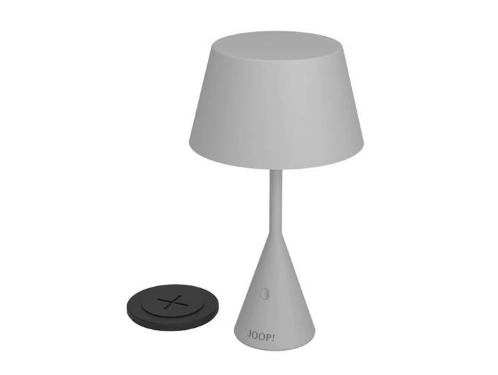 Joop! Akku-Tischleuchte Move Lights, Weiß, Kunststoff, 29.5 cm, Touch (on/off), kabelloses Laden, tragbar, einfach zu transportieren, kabellos, aufladbar über Usb, Lampen & Leuchten, Innenbeleuchtung, Tischlampen, Akku-Tischlampen
