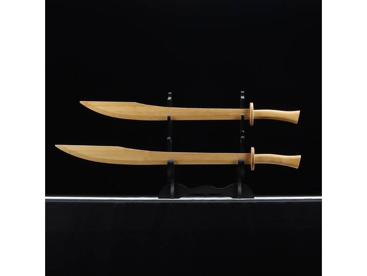 Épée de Tai Chi entièrement en bambou, épée traditionnelle chinoise utilisée pour les spectacles, épée d’arts martiaux en bambou pour les exercices matinaux, l’entraînement et l’exposition décorative.