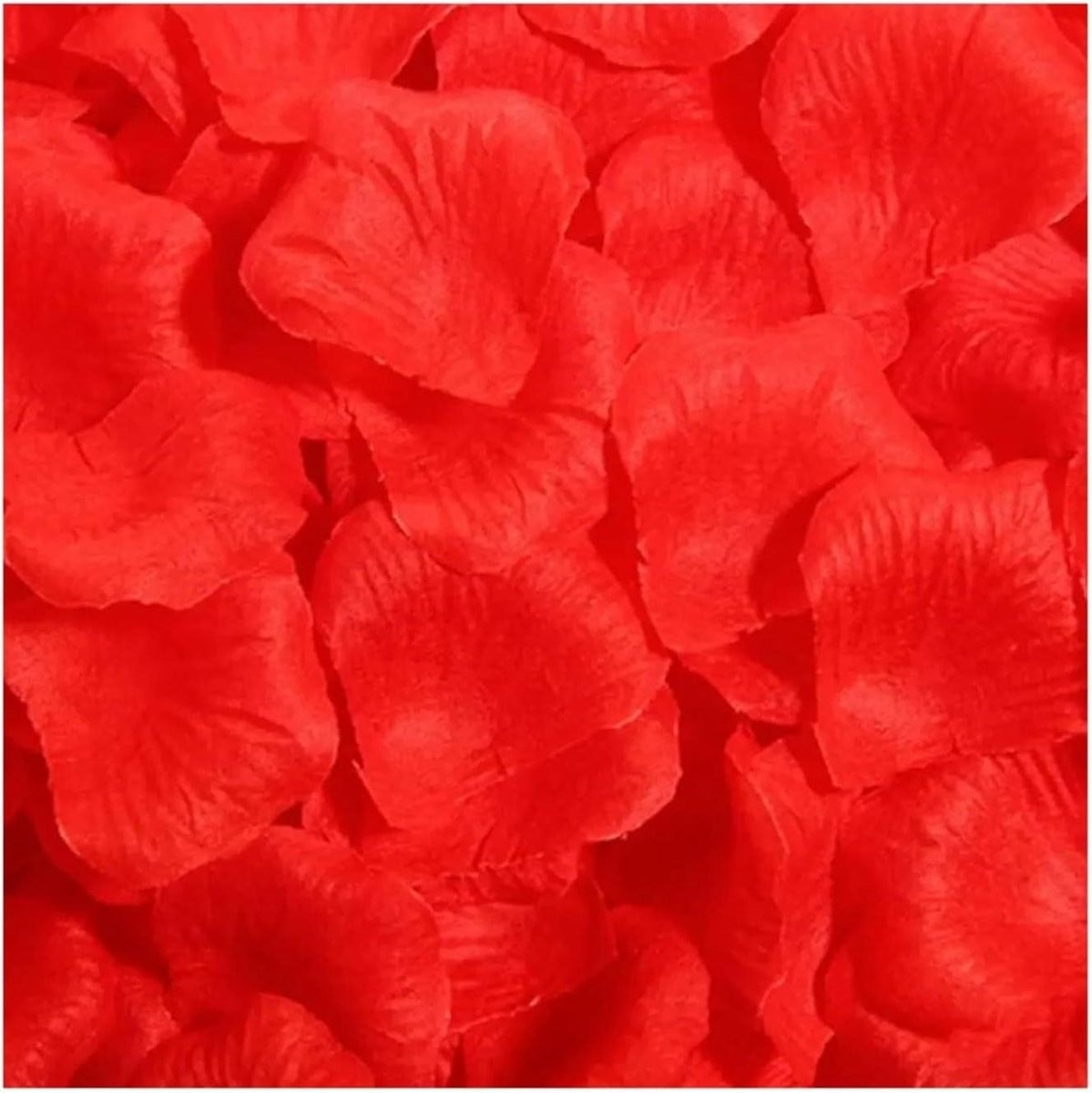 1000 stuks Nep Rozenblaadjes - Kunstbloemen Decoratie - Rood