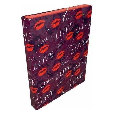 BEE Aktentasche Box A4 für elastische Moderno Camouflage Love (A4, 34 mm, 1 Stk.) (434239)