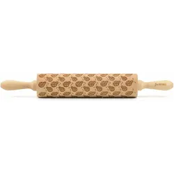 Folkroll Marienkäfer, gross, 43 cm, Wallholz, Braun