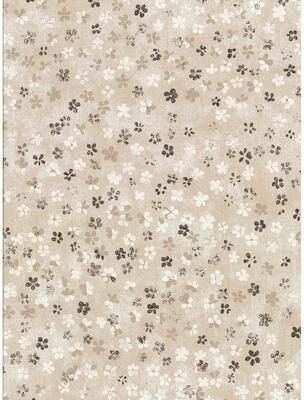 Brewster Cosima Beige Miniature Floral Wallpaper - 27in x 324in x 0.025in