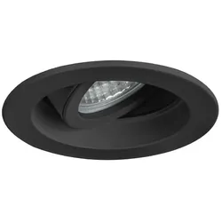 Brumberg Einbaustrahler GU10, max. 50 W, rund, schwenkbar, schwarz, IP20 BRUM-36063080