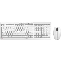 Cherry Stream Desktop Recharge (US, Kabelgebunden), Tastatur, Grau