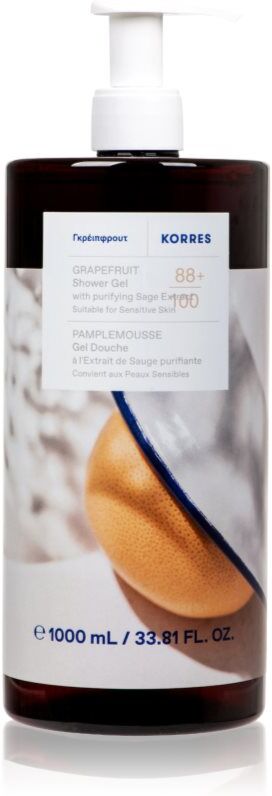 Korres Grapefruit Opfriskende brusegel 1000 ml