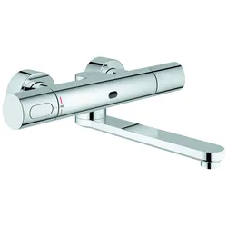 Grohe Eurosmart CE Infrarot-Elektronik für Wand-Waschtischarmatur, Batteriebetrieb, mit Mischung, Thermostat, Ausladung 287mm, 36332000
