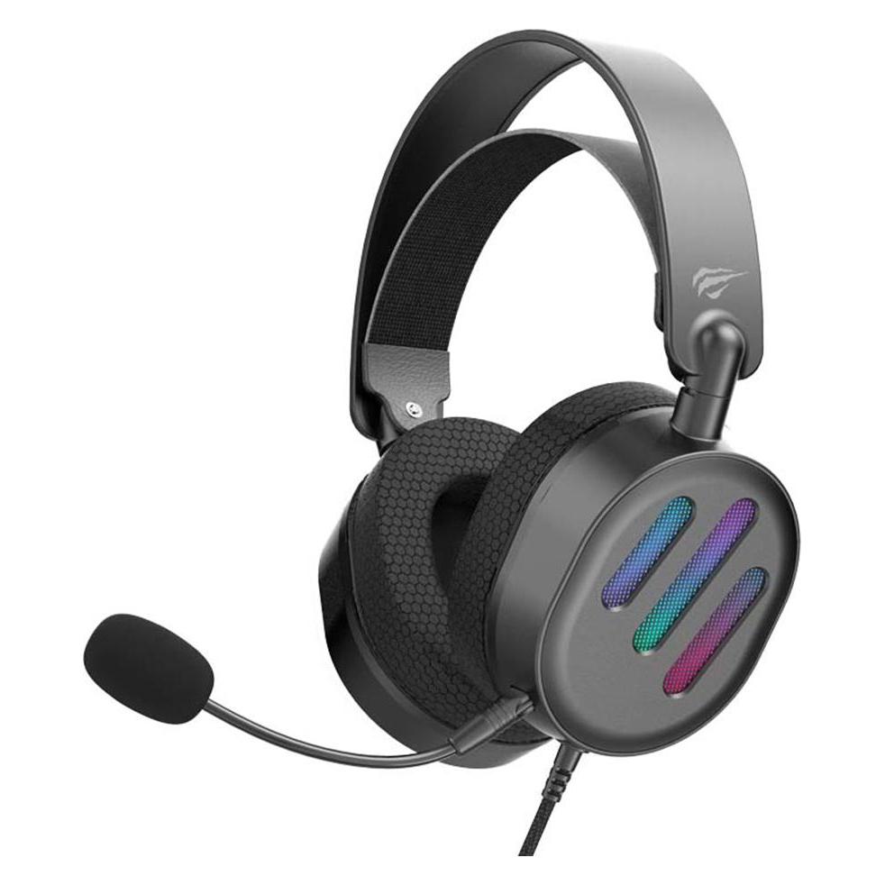 Havit - Gaming Headphones (H2038U) - with Microphone, 50mm Speaker, USB, 2m - Black (Kabelgebunden) (56364262)