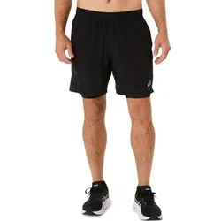 ASICS Herren Shorts CORE 2N1 7IN SHORT, Größe L in Braun Braun