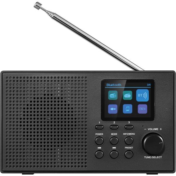 Sandberg Speaker Radio Dab+bt, Sort