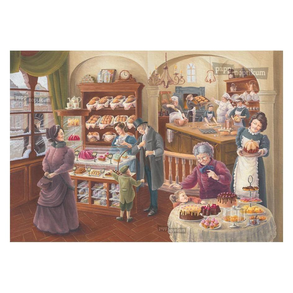 Pappnoptikum 1090 - Nostalgische Weihnachtsbäckerei (Mini-Adventskalender) (1090)