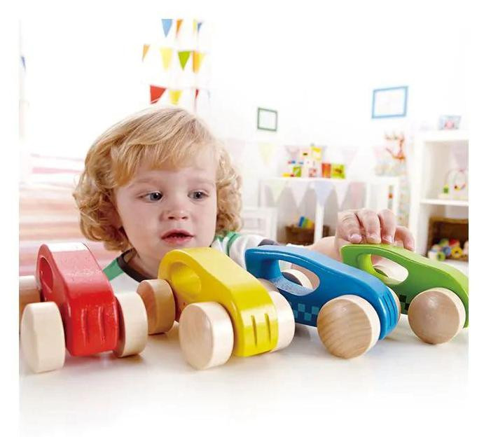 Hape Early Explorer klein autootje display model E0057