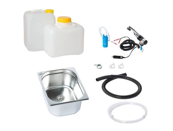 ad-ideen Waschbecken 12V Wasseranlage Miniküche 325x265x200mm Campingküche London