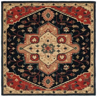 SAFAVIEH Handmade Heritage Rufine Traditional Wool Rug