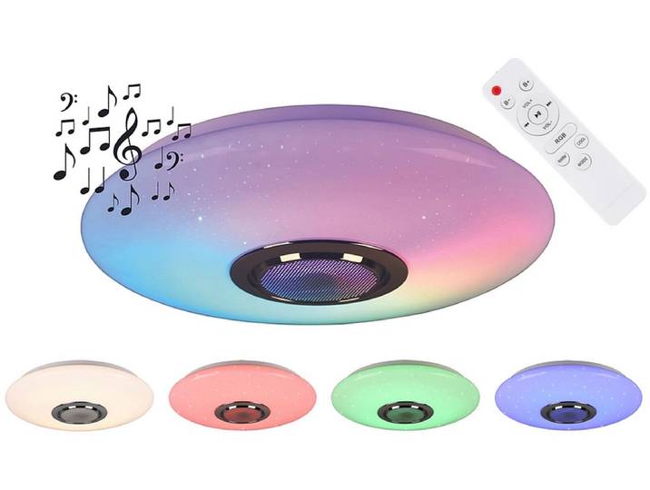 Deckenlampe LED MUSICA variable Intensität 41cm 18W mehrfarbig