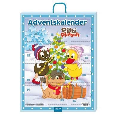 TRÖTSCH - Adventskalender 'Pittiplatsch' | Weihnachtskalender mit 24 Beschäftigungsbüchern