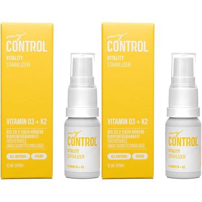 MY Control Vitality Vitamin D3+K2 Spray 2x 2x10 ml