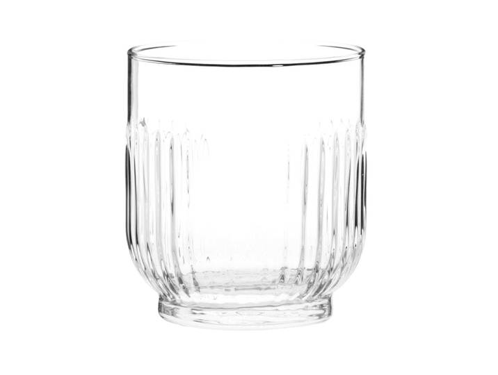 Trinkbecher aus geriffeltem Glas