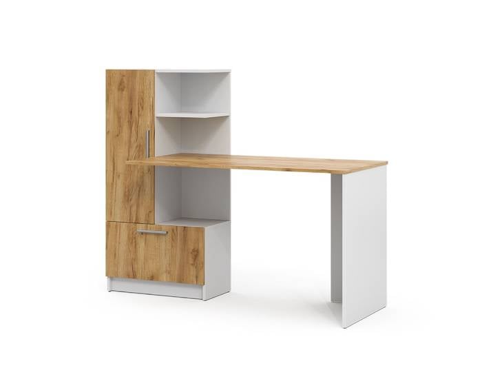 Bureau chêne blanc/force de lor 150x120cm