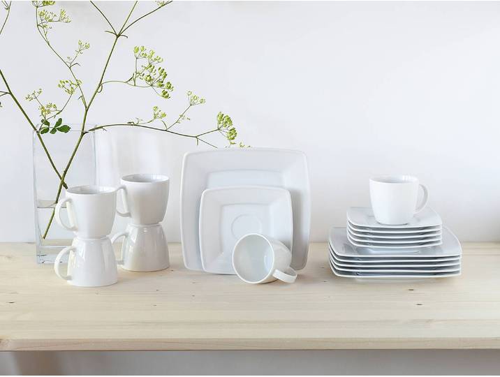 Kaffeeservice 25 x 25 x 40cm Weiß