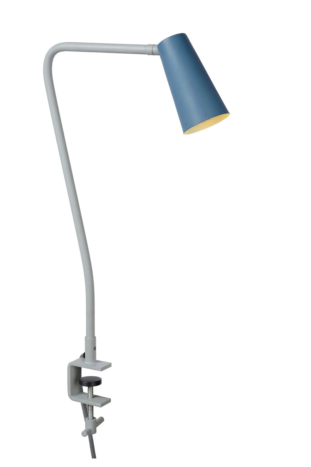 Lucide DRISS Klemlamp voor de kinderkamer - Blauw - 1x GU10 - LED