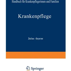 Krankenpflege, Fachbücher von Julius Lazarus