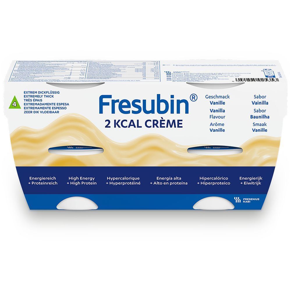 Fresubin 2 kcal Creme Vanille im Becher 4x125 g Flüssigkeit