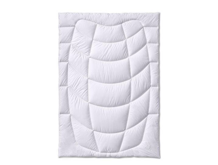 Kauffmann Steppdecke Kamelhaar, Grauweiß, 140x200 cm, Oeko-Tex® Standard 100, für Hausstauballergiker geeignet, temperaturausgleichend, atmungsaktiv, sehr leicht, Heimtextilien, Kopfpolster & Bettdecken, Bettdecken, Steppdecken