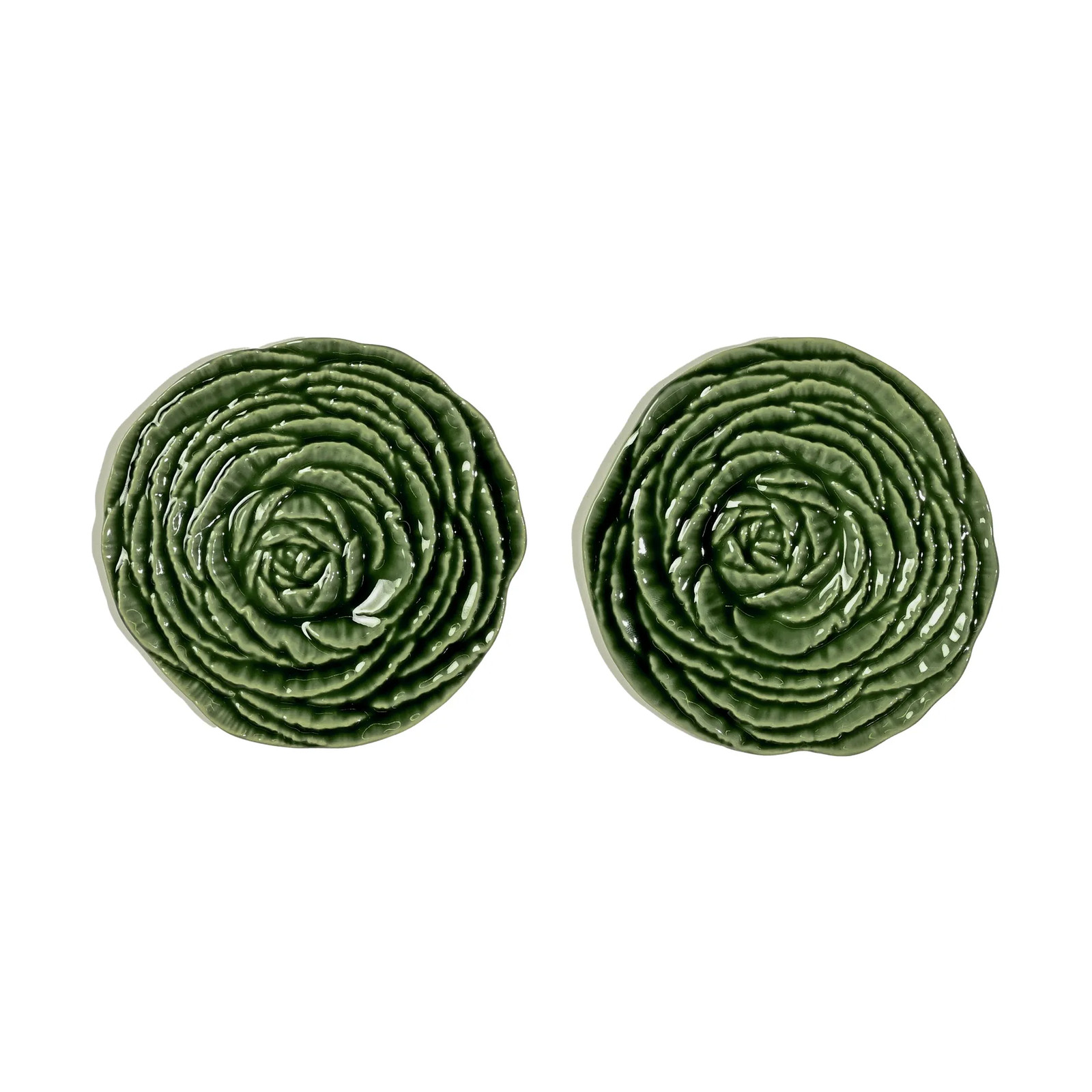 Byon Veggie glasonderzetter Groen Ø10 cm 2-pack