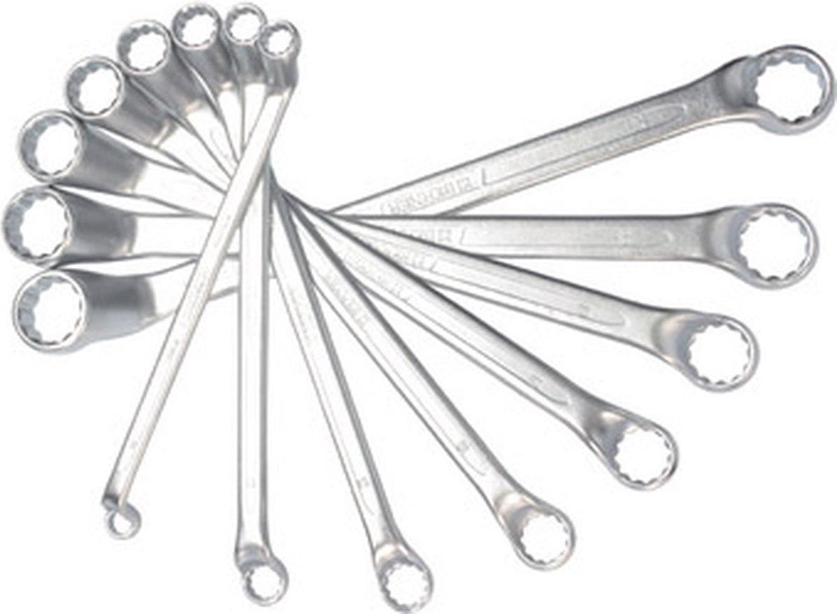 Cema 9-delige gebogen ringsleutels set, 6-23 mm