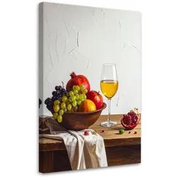 LEINWANDBILD Essen & Trinken 80x120cm