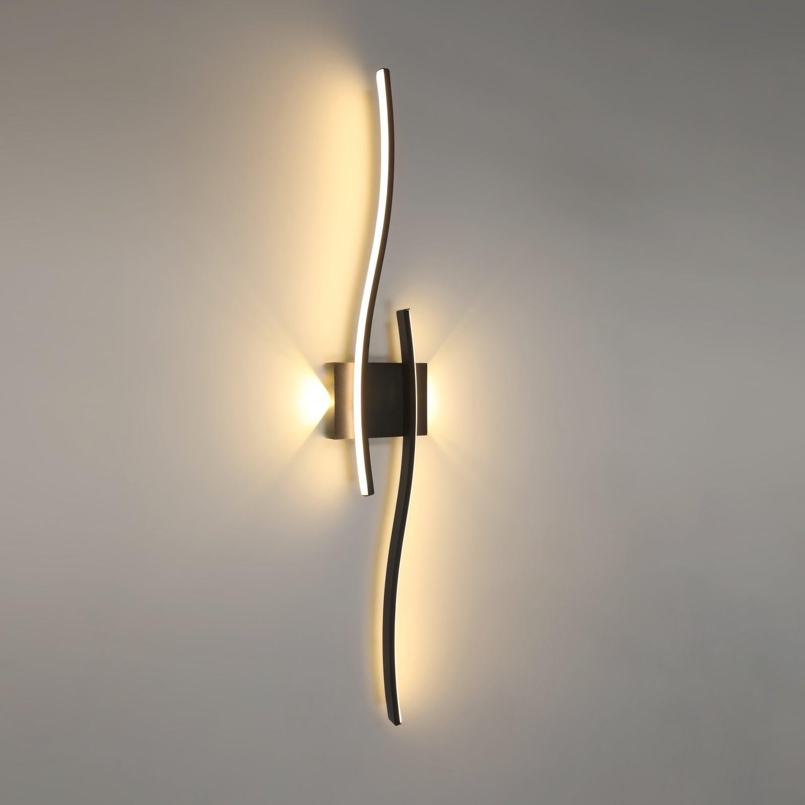 Comely LED Wandlamp Up & Down Accentverlichting Zwart
