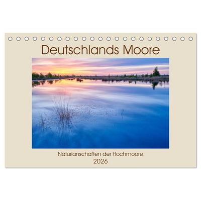 Deutschlands Moore (Tischkalender 2026 DIN A5 quer), CALVENDO Monatskalender