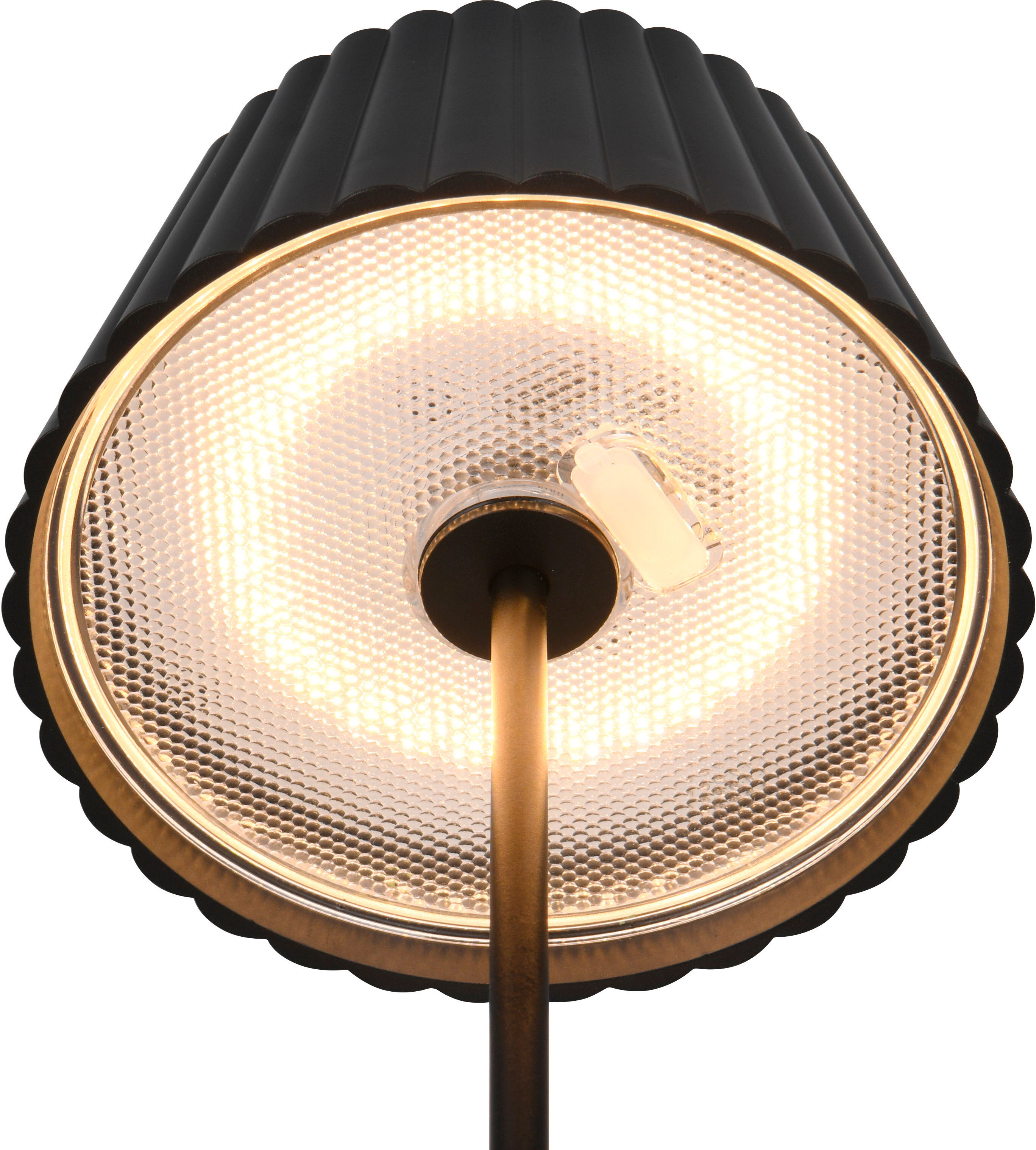 LED Außen-Stehlampe REALITY LEUCHTEN "SUAREZ", schwarz (schwarz matt), H:123cm Ø:13,5cm, Leuchten, LED Außen-Stehlampe, Outdoor Akku Stehleuchte 123 cm, Touch-Dimmer, USB-C Anschluss, IP44