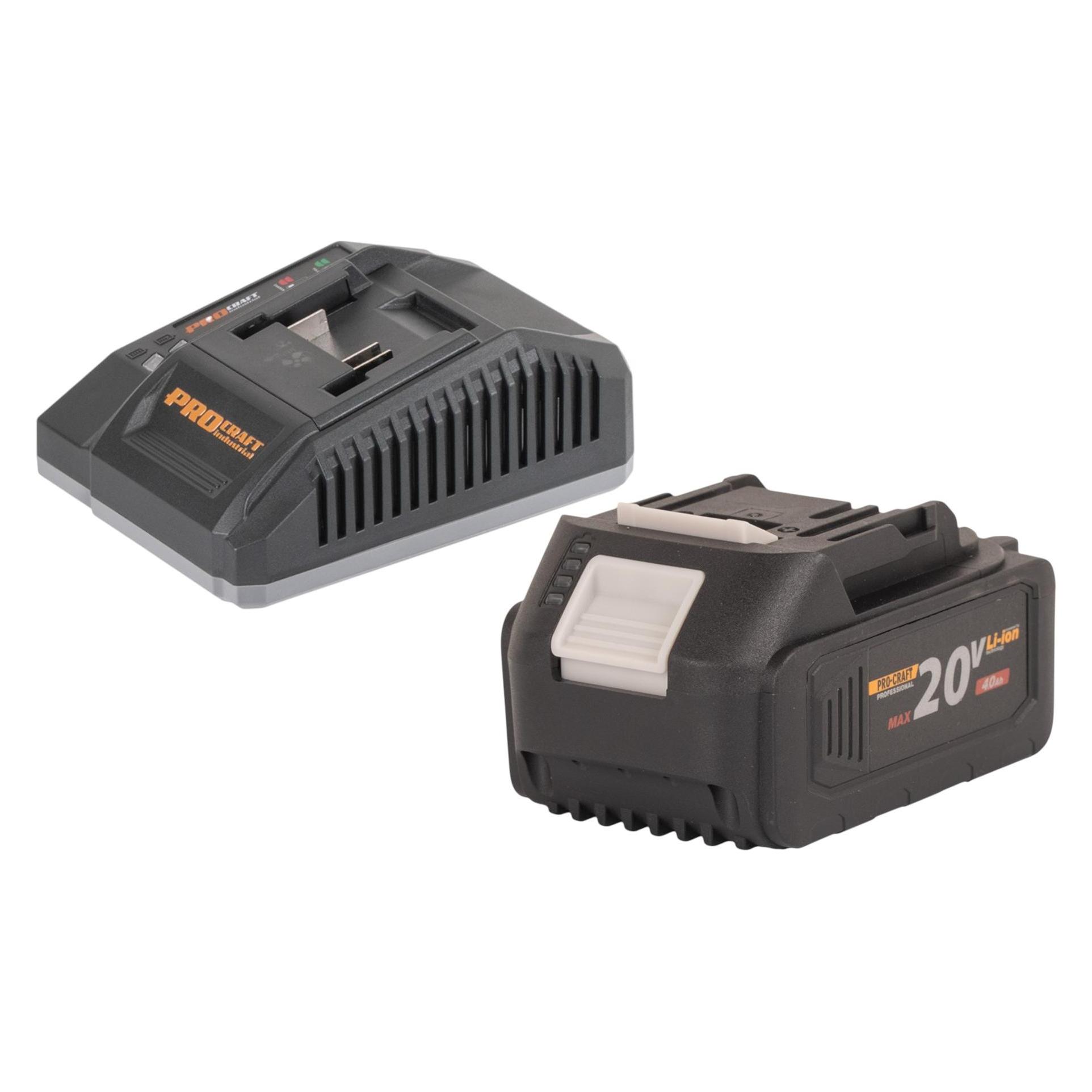 Procraft Starter Pack C20/4 Ladegerät 20 V 4 A + 1x 20/4 Akku 4,0 Ah (20 V) (C20/4)