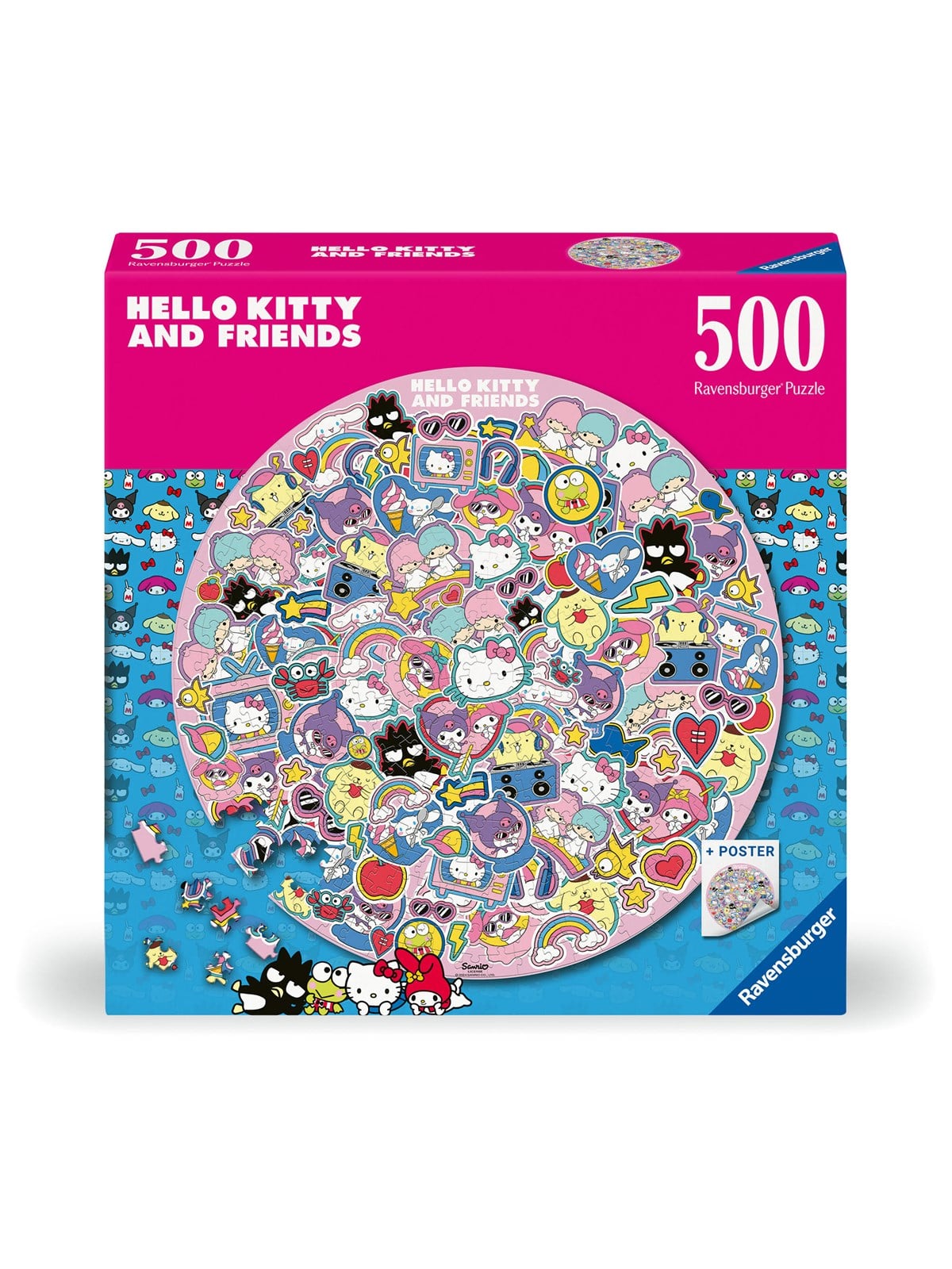Ravensburger Hello Kitty Rund 500-teilig