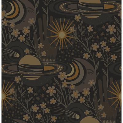Pip & Lo Black Ethereal Cosmos Peel & Stick Wallpaper