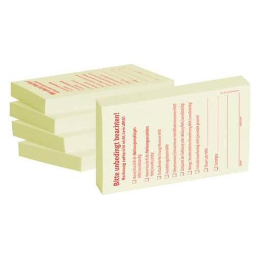Bizstix Notiz 'beachten' 55x75mm (55 x 75 mm) (1301010154)