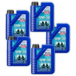 5x Motoröl LIQUI MOLY 25022 Marine 4T Motor Oil 10W-30 Boot Schiff 1 Liter