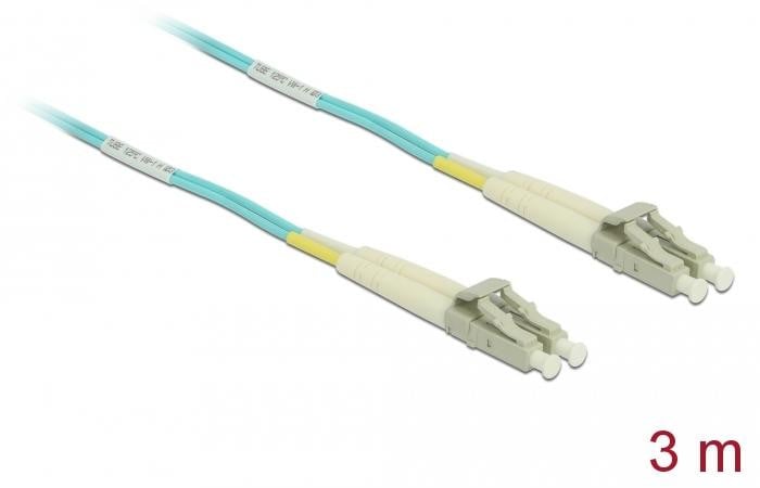 Delock Glasvezelkabel LC naar LC multimode OM3 3 meter