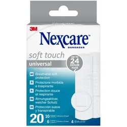 Nexcare® Soft Touch Universal Pflastersortiment, weiß