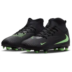 NIKE Jr. Phantom 6 Club FG/MG Fußballschuhe Kinder 001 - black/illusion green-black 34
