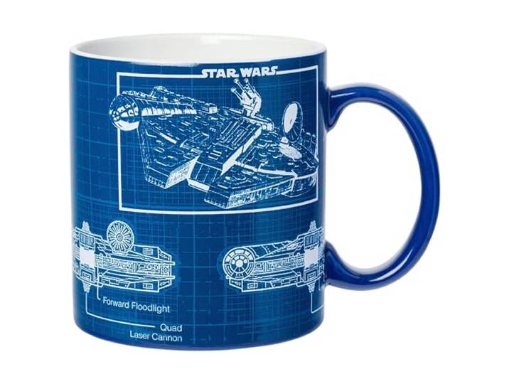 Silver Buffalo Star Wars Millenium Falcon Keramikbecher, 590 ml