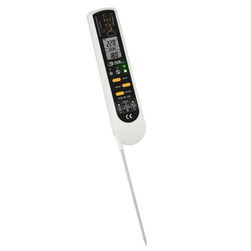 PCE Instruments Infrarotthermometer PCE-IR 100 |berührungslos -33 ... +220°C |kontaktierend -55 ... +330°C |HACCP |IP65