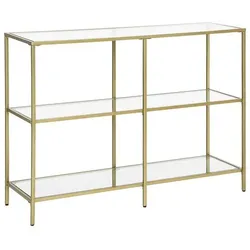 VASAGLE Konsolentisch gold 100/30/73 cm gold, 73x30 cm