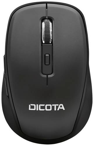 Dicota TRAVEL Maus Bluetooth Optisch Schwarz 5 Tasten 800 dpi, 1200 dpi, 1600 dpi