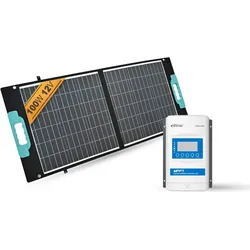 Enjoy solar, Solarpanel, Faltbares Solarmodul Gaia - 100W/12V Set (100 W, 3.40 kg)