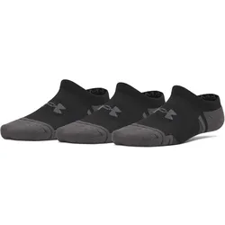 3er Pack UNDER ARMOUR Performance Tech No-Show Socken Kinder 008 - ultimate black/ultimate black/jet gray M (36.5-42)