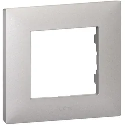 Legrand 864371 Niloe Step 1-Fach Rahmen Aluminium