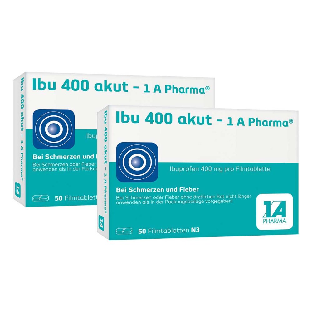 1 A Pharma GmbH Ibu 400 akut - 1 A Pharma® Filmtabletten 08104723